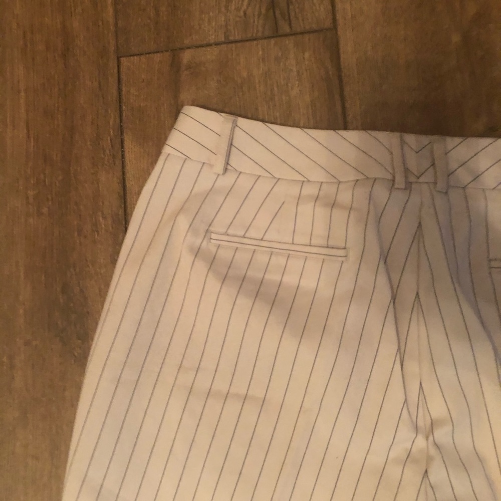 *vintage* midrise pinstripe wide leg pants - Picture 4 of 4